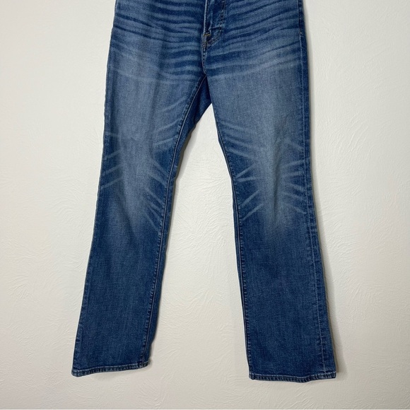 Abercrombie & Fitch Bootcut Jeans Blue Stretch Denim Medium Wash Size 29x30 - Picture 3 of 12